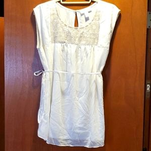 Motherhood Maternity Cream Top